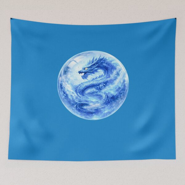 Item preview, Blue Dragon Crystal – Water Spirit Energy Orb designed and sold by Dragon-Samurai.