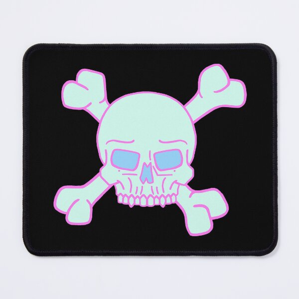 Item preview, Kawaii Skull and Crossbone designed and sold by kitschandkawaii.