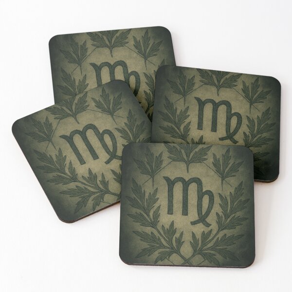 Item preview, Virgo’s Herbal Geometry – Mugwort Zodiac Ritual Art designed and sold by LuxuryApparels.