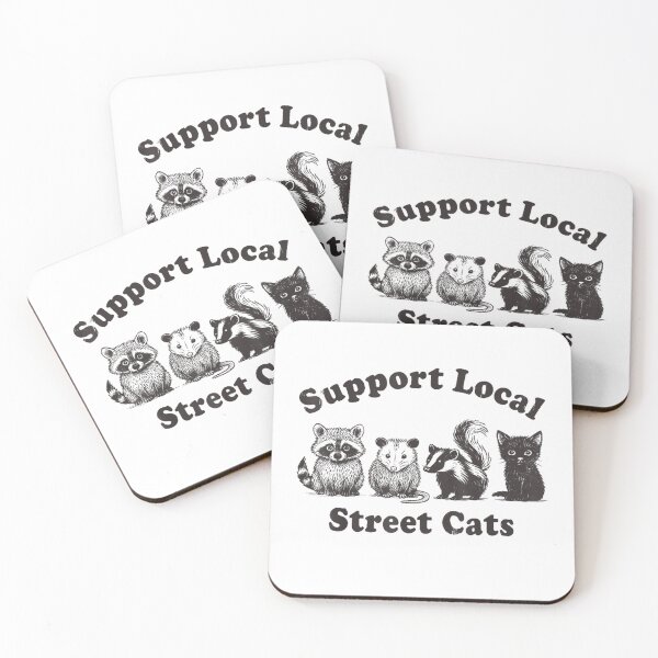 Item preview, Support Local Street Cats Team Trash Opossum Raccoon Rat  , Opossum Gift For Mom Dad Kids designed and sold by Opossum GIFT ★★★★★.