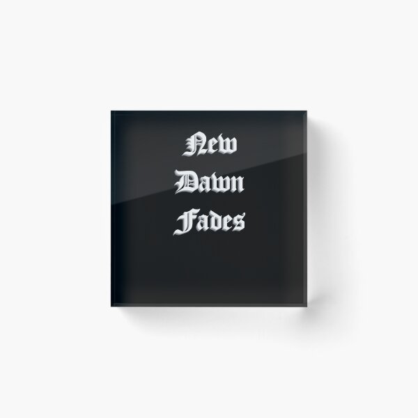 Item preview, New Dawn Fades – Gothic Typography Tribute to Joy Division designed and sold by simpledarkwavewisdom.
