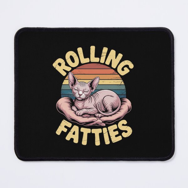 Item preview, Rolling Fatties Sphynx Cat Breed Mom Dad Kitten designed and sold by DigitaldeligArt.