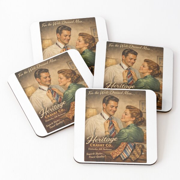 Item preview, Heritage Cravat Co. – Retro Silk Neckwear Ad designed and sold by ForeverPrintsOK.