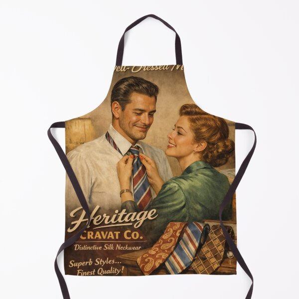 Item preview, Heritage Cravat Co. – Retro Silk Neckwear Ad designed and sold by ForeverPrintsOK.