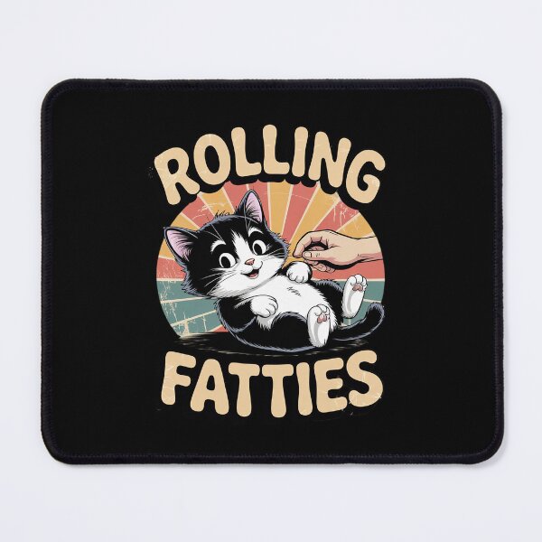 Item preview, Rolling Fatties Tuxedo Cat Breed Mom Dad Kitten  designed and sold by DigitaldeligArt.
