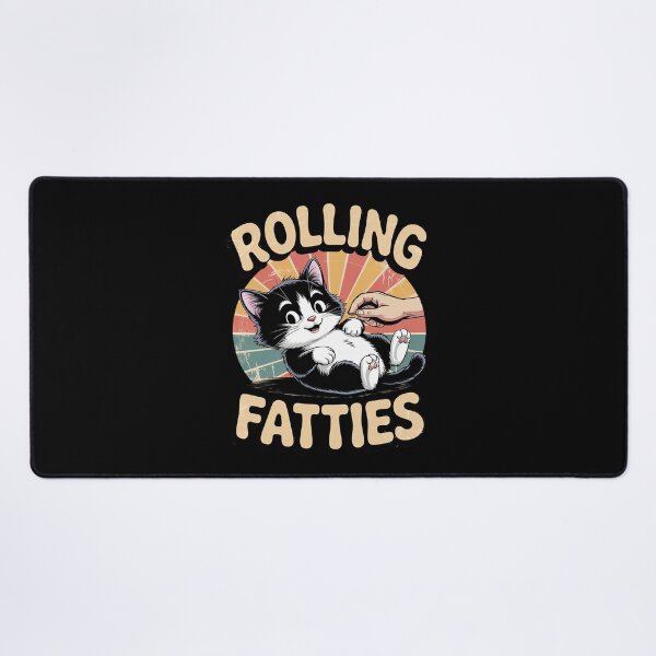 Item preview, Rolling Fatties Tuxedo Cat Breed Mom Dad Kitten  designed and sold by DigitaldeligArt.