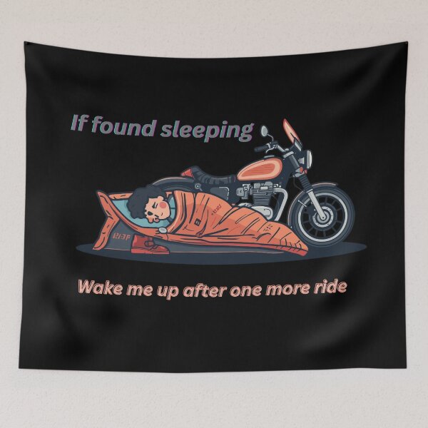 Item preview, Funny Nap Day Motorcyclist Design – Biker Nap Humor designed and sold by YourTrendyTees.