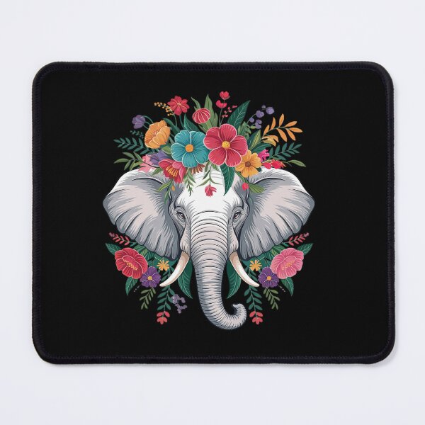 Item preview, Elephant Flower Crown Floral designed and sold by angolinnArt.