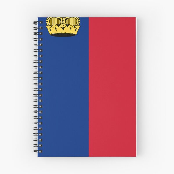 Item preview, Vertical Liechtenstein Flag Design designed and sold by NTGUILTY.