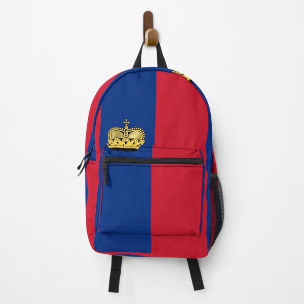Item preview, Vertical Liechtenstein Flag Design designed and sold by NTGUILTY.