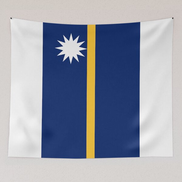 Item preview, Vertical Nauru Flag Design designed and sold by NTGUILTY.