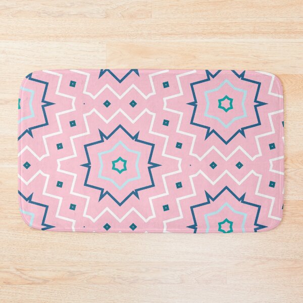 Item preview, Beautiful pink and white geometric abstract art designed and sold by ArtifexStudios.