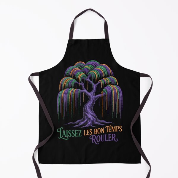 Aperçu de l'œuvre Laissez Les Bon Temps Rouler Mardi Gras Tree Bead créée et vendue par TikCore.