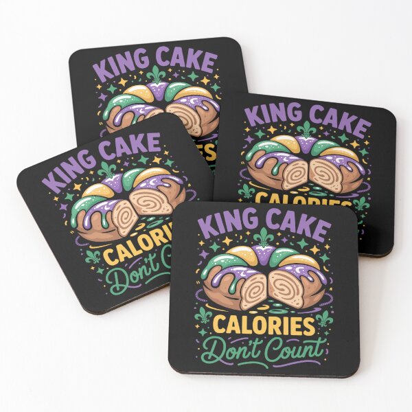 Item preview, King Cake Calories Don’t Count Mardi Gras Carnival Festival designed and sold by TikCore.