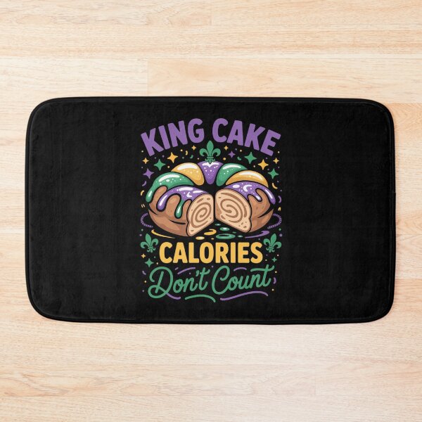 Item preview, King Cake Calories Don’t Count Mardi Gras Carnival Festival designed and sold by TikCore.