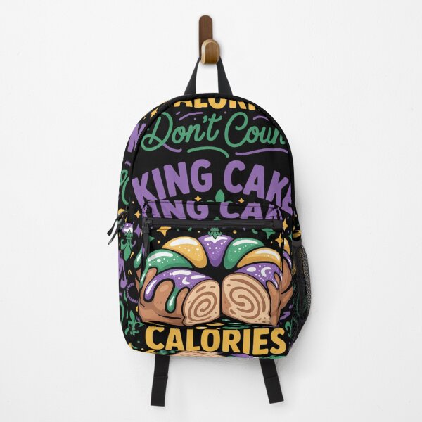 Item preview, King Cake Calories Don’t Count Mardi Gras Carnival Festival designed and sold by TikCore.