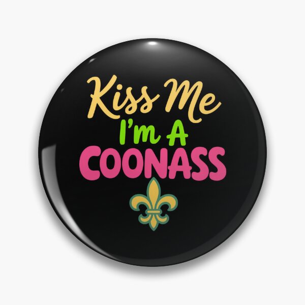 Item preview, Kiss Me I_m A Coonass Mardi Gras Cajun designed and sold by TikCore.