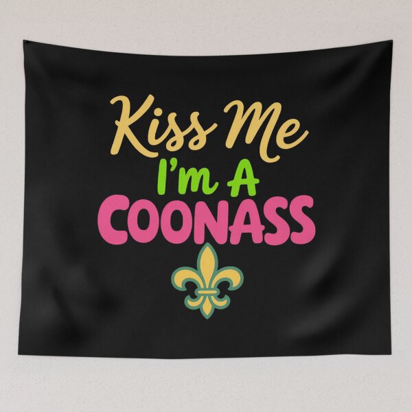 Item preview, Kiss Me I_m A Coonass Mardi Gras Cajun designed and sold by TikCore.