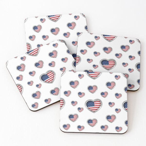 Item preview, American Heartbeat USA Flag Heart designed and sold by Talented Bum.