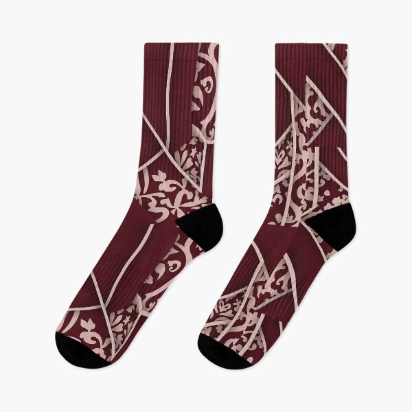 Item preview, Sophisticated Burgundy Blush Layered Geometric Design designed and sold by ArtifexStudios.