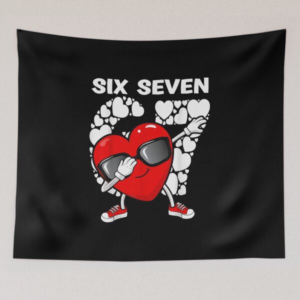 Item preview, Six Seven Dabbing Heart Sunglasses Cool 67th Birthday Gift For Men designed and sold by SuziLope.