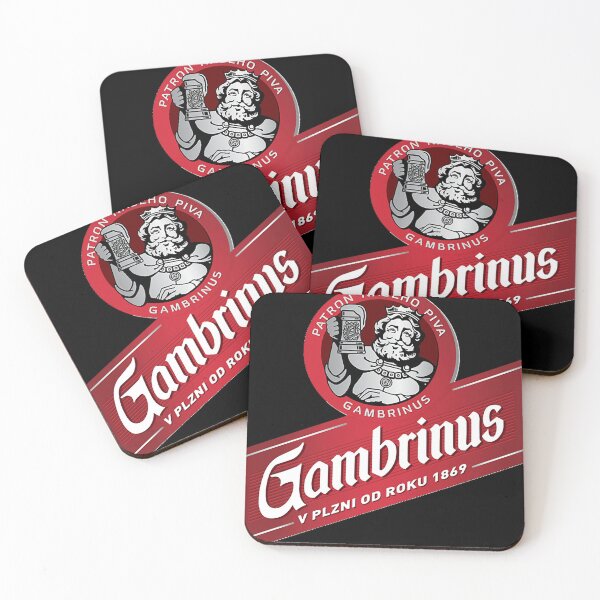 Item preview, Gambrinus Wood Original Beer Logo Dibujos  designed and sold by ilobeshop-Art.