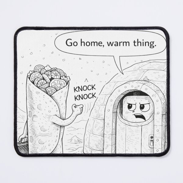 Item preview, Go Home, Warm Thing – Cold Humor Comic designed and sold by ComedyInkFactor.