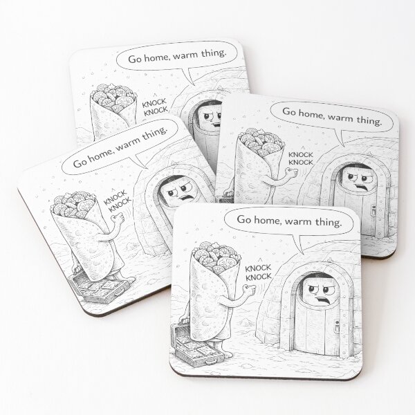 Item preview, Go Home, Warm Thing – Cold Humor Comic designed and sold by ComedyInkFactor.