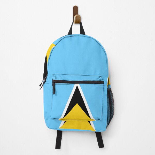 Item preview, Vertical Saint Lucia Flag Design designed and sold by NTGUILTY.