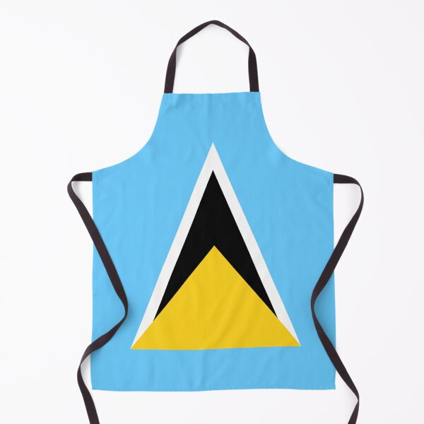 Item preview, Vertical Saint Lucia Flag Design designed and sold by NTGUILTY.