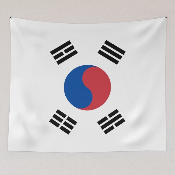 Item preview, Vertical South Korea Flag Design designed and sold by NTGUILTY.