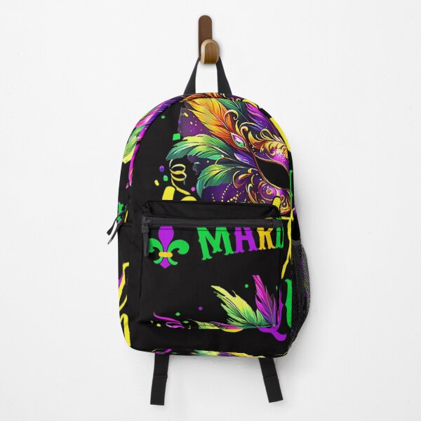 Item preview, Mardi Gras Birthday Squad Colorful Masquerade Mask Fat Tuesday Party Gear designed and sold by SuziLope.