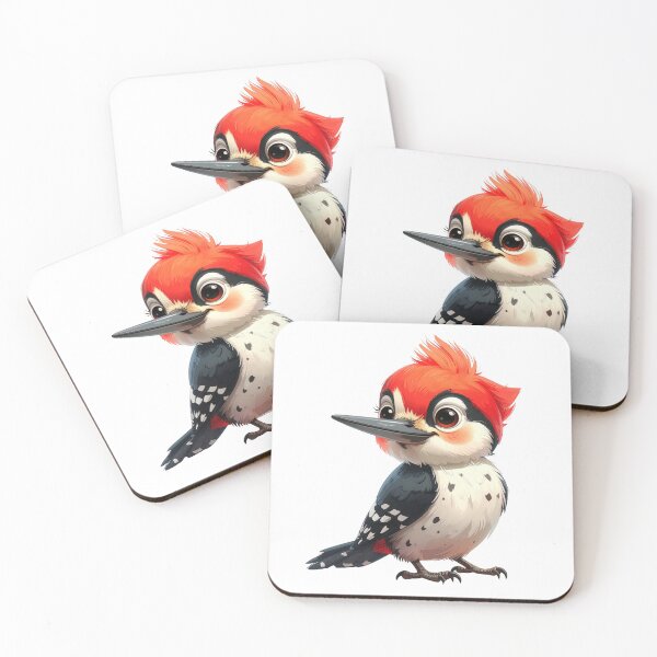 Item preview, Cute Baby Woodpecker Mascot designed and sold by mcraft studio.