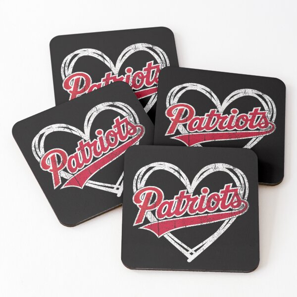 Item preview, Patriots Red White Distressed Heart Sport Team Fan Pride Athletic Style designed and sold by Aladino Tamayo.