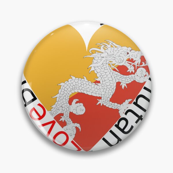 Item preview, I Love Bhutan  Heart designed and sold by TheIconSmith.