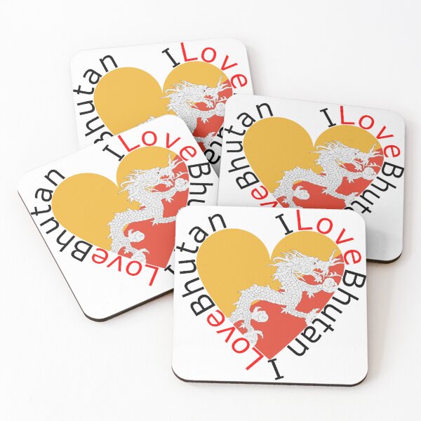 Item preview, I Love Bhutan  Heart designed and sold by TheIconSmith.