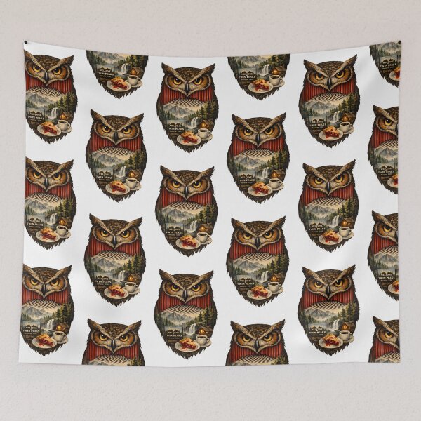 Item preview, Twin Peaks Owl designed and sold by Deepwood.