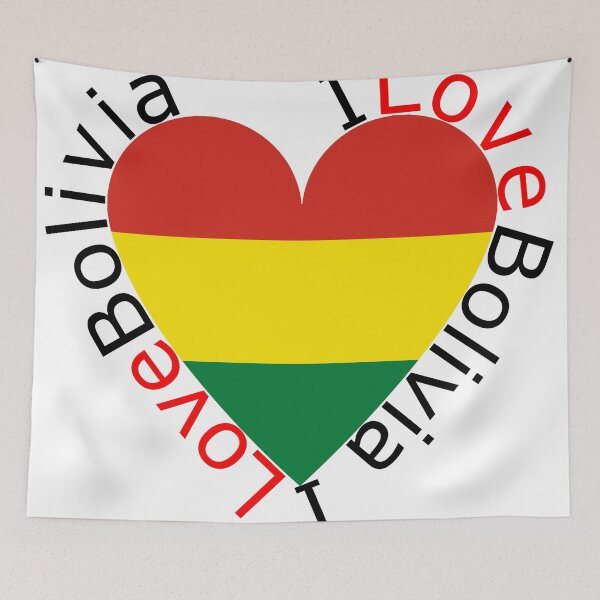 Item preview, I Love Bolivia  Heart designed and sold by TheIconSmith.