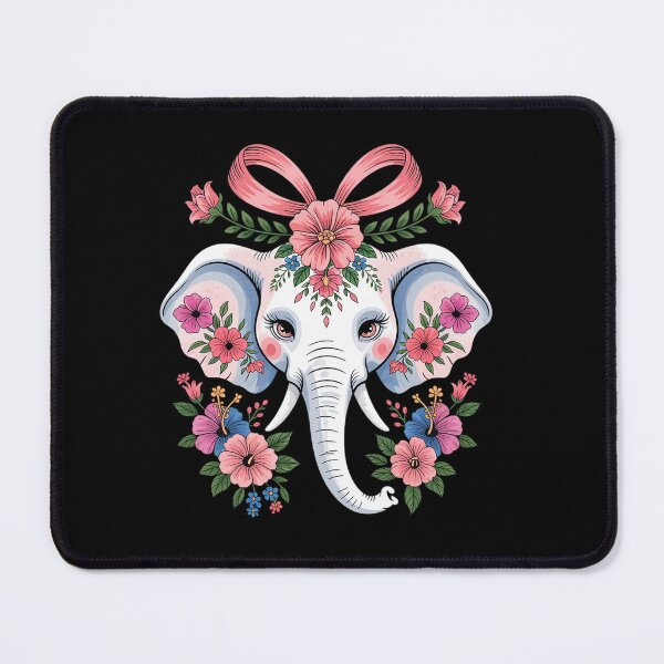 Item preview, Elephant Lover Flower Teen Girls Women Cute Elephant designed and sold by angolinnArt.
