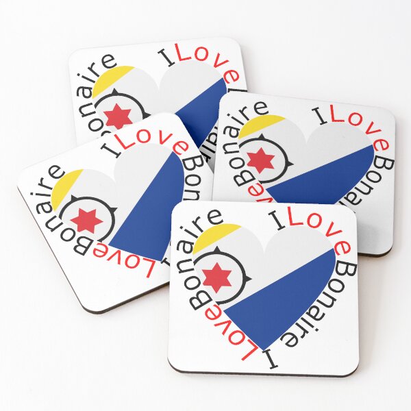 Item preview, I Love Bonaire Heart designed and sold by TheIconSmith.