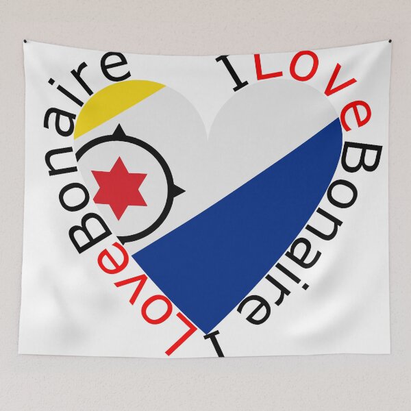 Item preview, I Love Bonaire  Heart designed and sold by TheIconSmith.