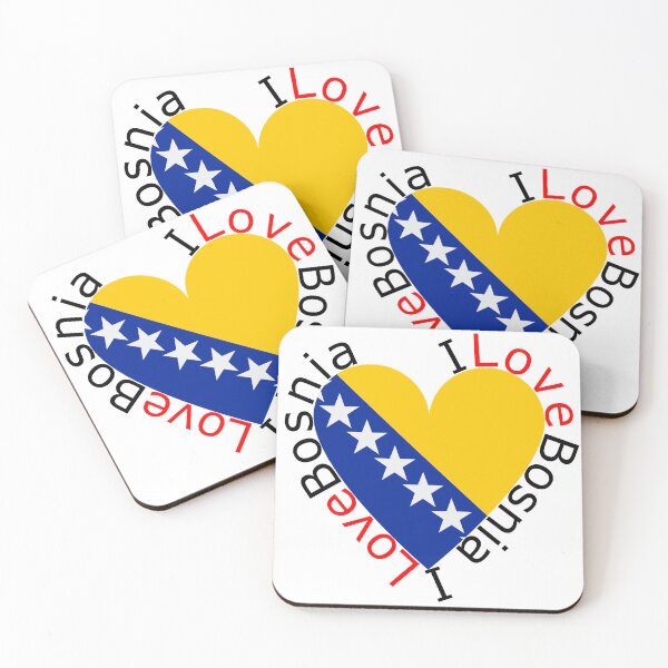 Item preview, I Love Bosnia Heart designed and sold by TheIconSmith.