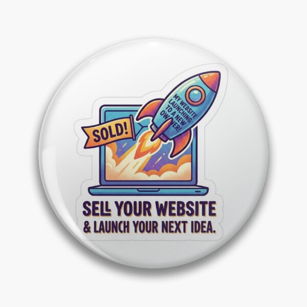 Item preview, Sell Your Website Rocket Launch designed and sold by Tablotique.