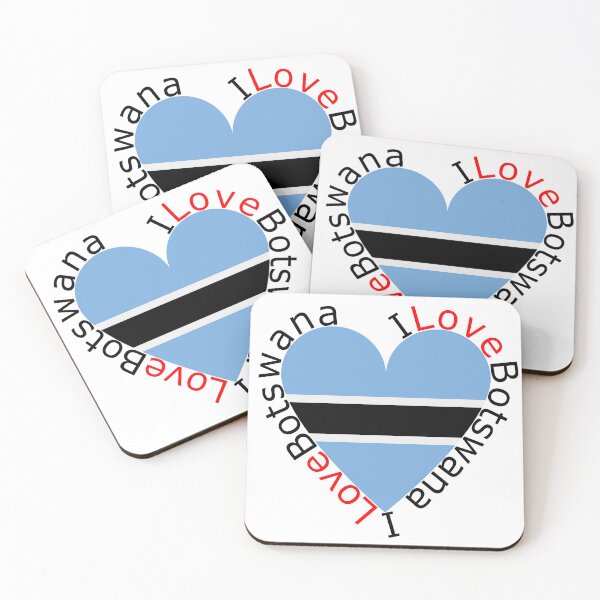 Item preview, I Love Botswana  Heart designed and sold by TheIconSmith.