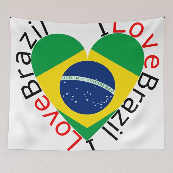 Item preview, Amo Brasil Corazón designed and sold by TheIconSmith.