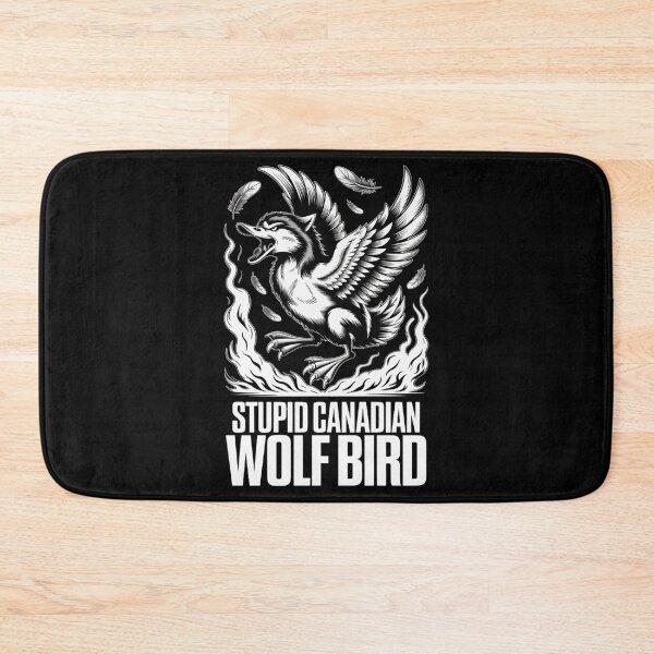 Item preview, Stupid Canadian Wolf Bird - Majestic Flying Feathers Flame Design designed and sold by DarylWelsh2024.