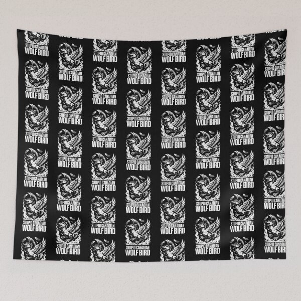 Item preview, Stupid Canadian Wolf Bird - Majestic Flying Feathers Flame Design designed and sold by DarylWelsh2024.