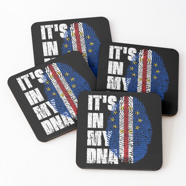 Item preview, IT'S IN MY DNA Cape Verde Flag Roots designed and sold by CosmoKitsch.