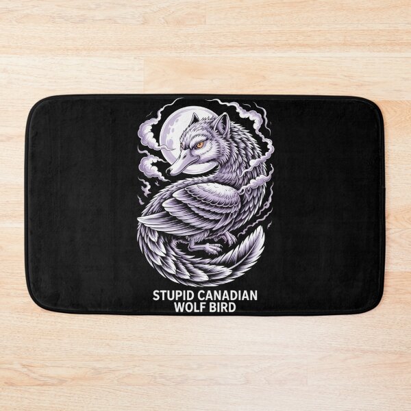 Item preview, Stupid Canadian Wolf Bird - Mystical Purple Phoenix Moon Design designed and sold by DarylWelsh2024.