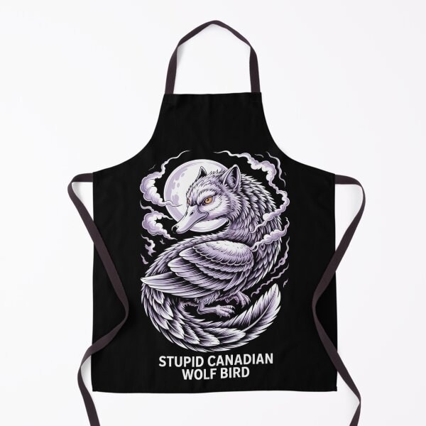 Item preview, Stupid Canadian Wolf Bird - Mystical Purple Phoenix Moon Design designed and sold by DarylWelsh2024.